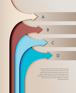 oklarla tasarlamak vektör arka plan