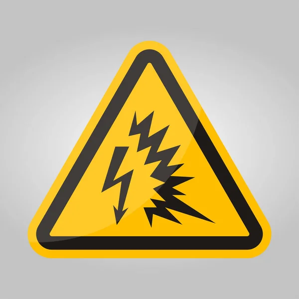 Arc Flash Symbol Sign Isolate Auf Weißem Hintergrund Vektorillustration Eps — Stockvektor