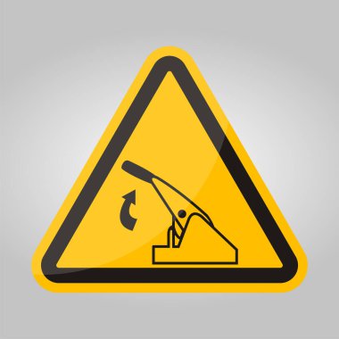 Beyaz Arkaplanda Otopark Fren Sembolü İşareti İzole EPS.10 Vektör Resimleri