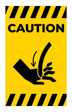 El Eğri Bıçak Sembol İşaretinin Kesilmesi Beyaz Arkaplanda İzole Edildi, Vektör İllüzyonu