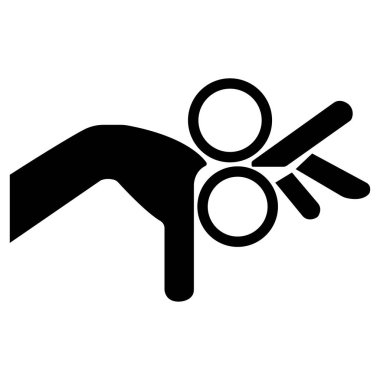 Beyaz Arkaplanda Dikkat Paten Sembol İşareti İzolasyonu