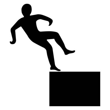 Beyaz Arkaplanda Yüksek Seviye Düşük Sembol İşareti İzolasyonu, Vektör Resimleme EPS.10