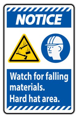 Düşen Malzemeler için İşaret İşareti İzleme Saati, Sert Şapka Alanı