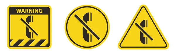 Szimbólum Használja Telefont — Stock Vector