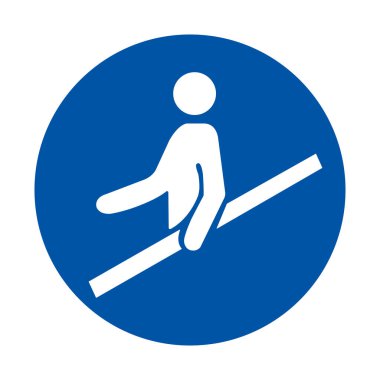 Bu minimalist simge, çevikliği ve beceriyi vurgulayan yatay bir ışın üzerinde dengede duran bir insanı temsil ediyor. Fitness ile ilgili temalar ve spor aktiviteleri için ideal.