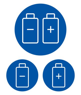Bu koleksiyonda canlı mavi arkaplanda enerji sembolleri gösteren basit pil taslak simgeleri yer almaktadır. Teknolojiyle ilgili projeler ve tasarımlar için ideal.