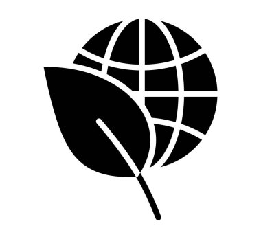 Bu ikon, dünya ve doğa arasındaki bağlantıyı sembolize eden bir yaprak ile sarmalanmış bir küreyi temsil eder. Sürdürülebilirlik temaları için ideal.