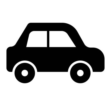 Bu basit siyah araba simgesi ulaşım ve hareket kabiliyetini temsil ediyor. Seyahatle ilgili projeler için ideal, bu grafik otomotiv içeriklerindeki tasarım temalarını geliştirebilir.