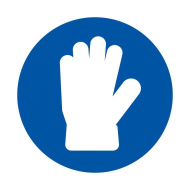 Bu grafik, güvenlik ve sağlık mesajları iletmek için ideal bir beyaz el sembolü içeriyor. Hijyen ve korunmayı vurgular.