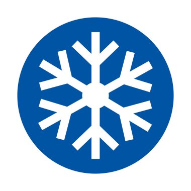 Bu resim, kış, soğuk hava veya mevsimsel temalarla ilgili projeler için ideal olan mavi zemin üzerinde bir kar tanesi sembolü içerir. Tasarım ihtiyaçları için kullan.