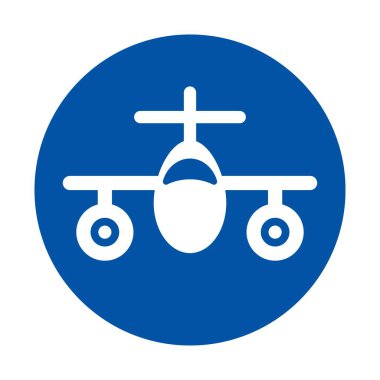 Bu basit uçak simgesi seyahat ve ulaşım temalarını sergiliyor, havacılık ve keşifle ilgili web siteleri veya malzemeler için mükemmel..