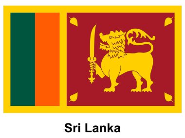 Sri Lanka 'nın canlı ulusal bayrağında, gücü simgeleyen kılıç tutan bir aslan var. Kültürel mirası yansıtan belirgin turuncu ve yeşil çizgileri içerir..