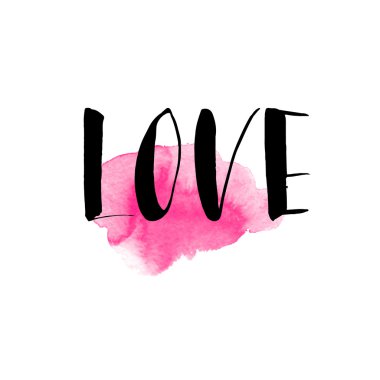 Suluboya el yazı seviyorum.