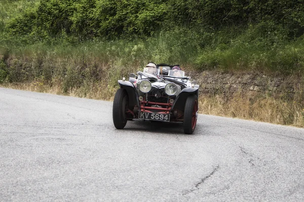 Race vintage car one thousand miles 2015 — Stock Photo, Image