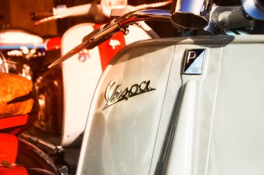 Piaggio Vespa vintage sıçramak motorlu scooter motosiklet motosiklet