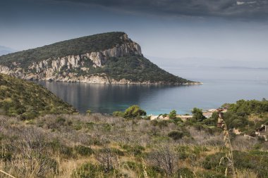 İtalya Sardinya manzara cala moresca