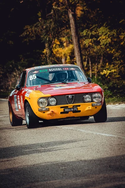 Pesaro Włochy Ott 2020 San Bartolo Park Vintage Car Alfa — Zdjęcie stockowe