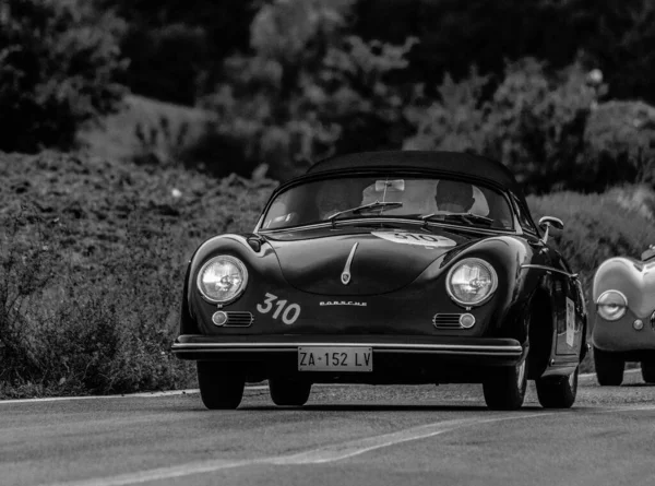 Cagli Włochy Ott 2020 Porsche 356 Speedster Carrera 1500 1955 — Zdjęcie stockowe