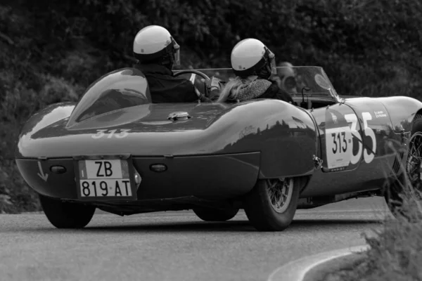 Cagli Itália Ott 2020 Jaguar 120 Ots Roadster 1954 Ace — Fotografia de Stock