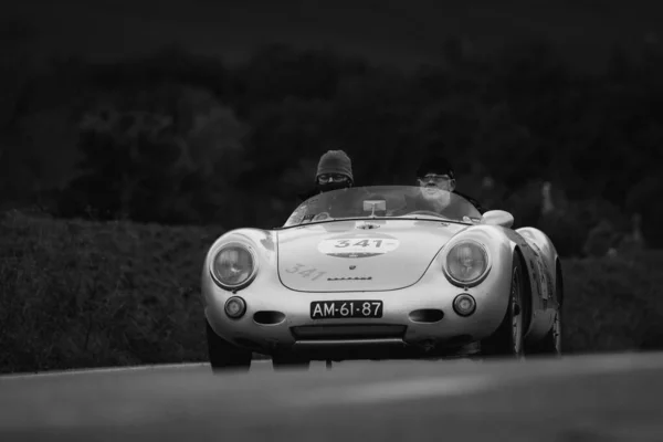 Cagli Italia Ott 2020 Porsche 550 Spyder 1500 1955 Viejo — Foto de Stock