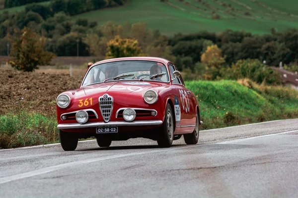 Cagli Itália Ott 2020 Alfa Romeo Giulietta Sprint Veloce 1956 — Fotografia de Stock