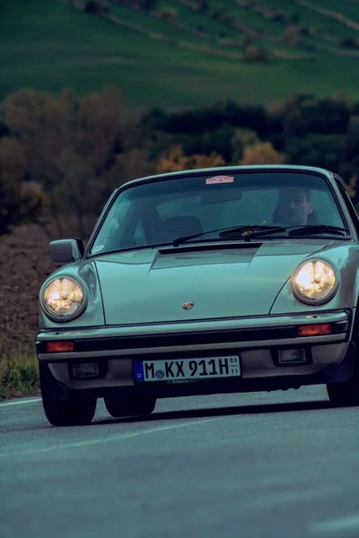 Cagli Italie Ott 2020 Porsche 911 Sur Une Vieille Voiture — Photo