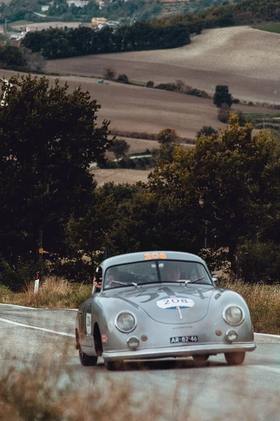 Cagli Itália Ott 2020 Porsche 356 1500 Coup 1952 Antigo — Fotografia de Stock