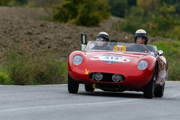 Cagli Itália Ott 2020 Jaguar 120 Ots Roadster 1954 Ace — Fotografia de Stock