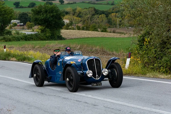 Cagli Italy Ott 2020 Delahaye 135 1936 Old Racing Car — 图库照片