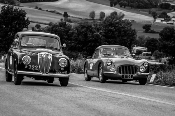 Cagli Itália Ott 2020 Lancia Appia 1953 Fiat 1954 Antigo — Fotografia de Stock