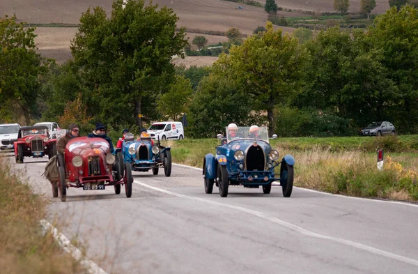 Cagli Italia Ott 2020 Bugatti T40 1929 Viejo Coche Carreras — Foto de Stock