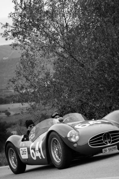 Cagli Italia Ott 2020 Maserati Gcs 1954 Viejo Coche Carreras — Foto de Stock