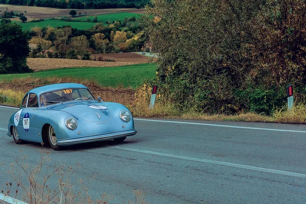 Cagli Itália Ott 2020 Porsche 356 1500 Coupe 1952 Antigo — Fotografia de Stock
