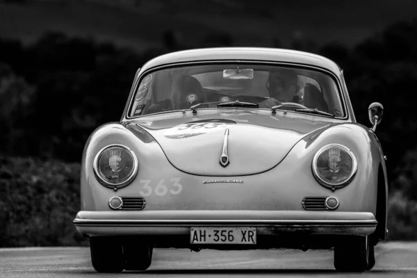 Cagli Italia Ott 2020 Porsche 356 1600 Coupe 1956 Viejo — Foto de Stock
