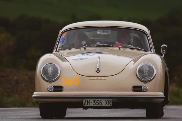 Cagli Italia Ott 2020 Porsche 356 1600 Coupe 1956 Viejo —  Fotos de Stock