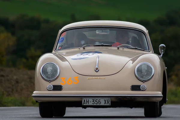 Cagli Italia Ott 2020 Porsche 356 1600 Coupe 1956 Viejo — Foto de Stock