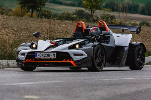 Cagli Italia Ott 2020 Ktm Bow Una Vecchia Auto Corsa — Foto Stock