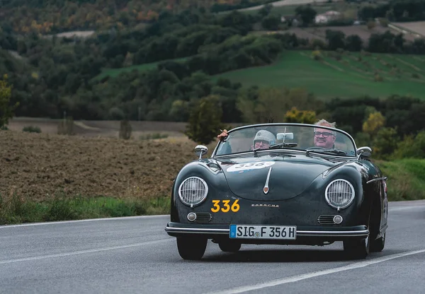 Cagli Italia Ott 2020 Porsche 356 1500 Speedster 1955 Viejo — Foto de Stock