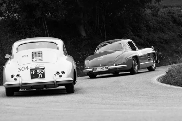 Cagli Itália Ott 2020 Porsche 356 1600 Coup 1956 Antigo — Fotografia de Stock