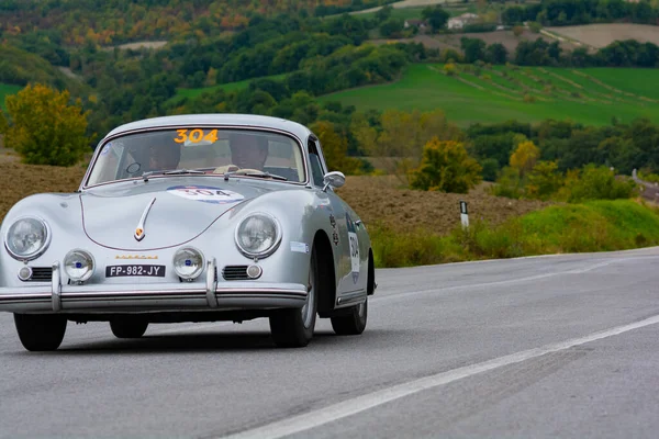 Cagli Italie Ott 2020 Porsche 356 1600 Coup 1956 Sur — Photo