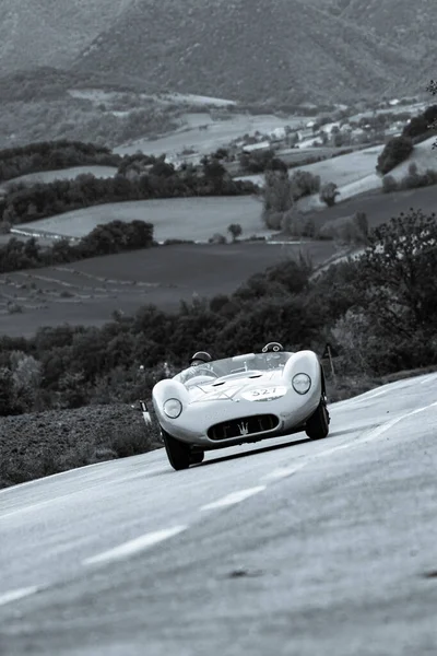 Cagli Italy Ott 2020 Maserati 200 S1955 บนรถแข งเก าในการช — ภาพถ่ายสต็อก