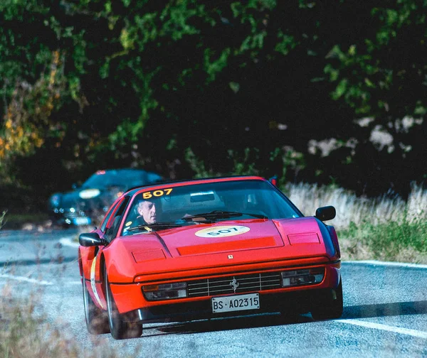 Cagli Itália Ott 2020 Ferrari 328 Gts 1987 Antigo Carro — Fotografia de Stock