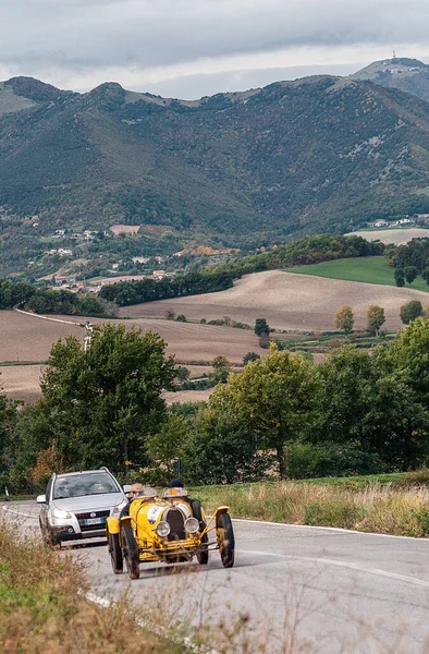 Cagli Italien Ott 2020 Bugatti 1925 Auf Einem Alten Rennwagen — Stockfoto