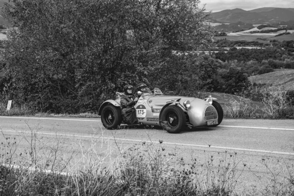 Cagli Itália Ott 2020 Alta Jaguar 1951 Velho Carro Corrida — Fotografia de Stock