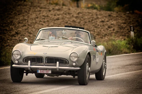 Cagli Italia Ott 2020 Bmw 507 1957 Viejo Coche Carreras —  Fotos de Stock