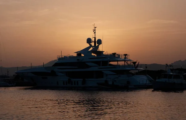 Olbia Sardinia Italy 2019 Panoramic View Marina Olbia Port Yacht — Stock Photo, Image