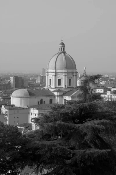 Catedral Duomo Nuovo Catedral Duomo Vecchio Plaza Paolo Ciudad Brescia — Foto de Stock