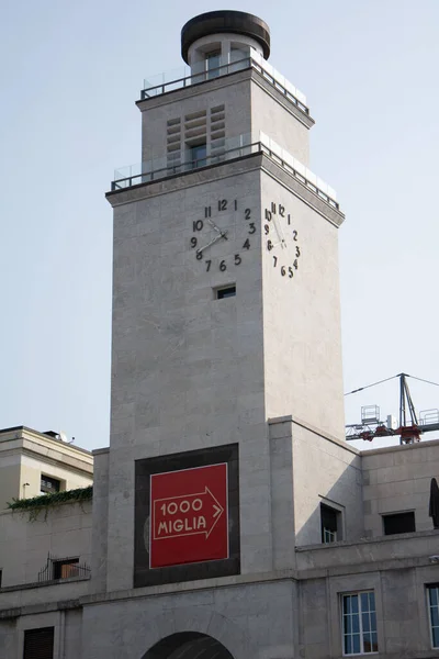 Italien Oktober 2020 Piazza Della Vittoria Siegesplatz Brescia Italien Mit — Stockfoto