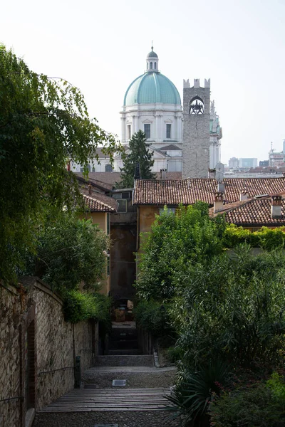 Catedral Duomo Nuovo Catedral Duomo Vecchio Plaza Paolo Ciudad Brescia — Foto de Stock