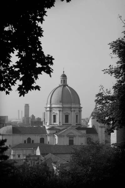 Cathédrale Duomo Nuovo Ancienne Cathédrale Duomo Vecchio Sur Place Piazza — Photo